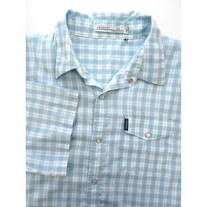 CRIQUET Pearl Snap Shirt Western XXL Plaid Short Sleeve Outdoor Dadcore Casual